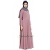 Umbrella cut abaya- Puce-Pink Umbrella cut abaya- Puce-Pink